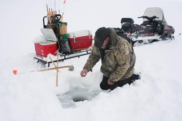 Ice fishing