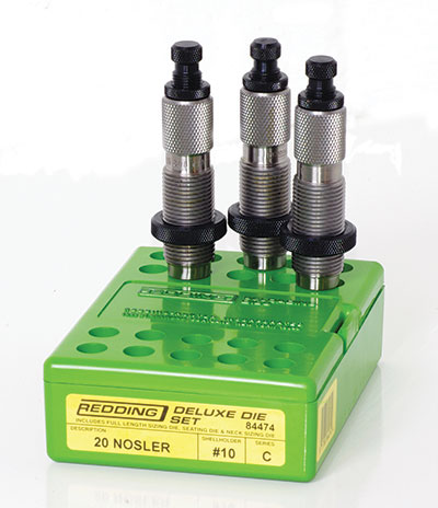 Redding Reloading 20 nosler standard 2-die and deluxe 3-die sets